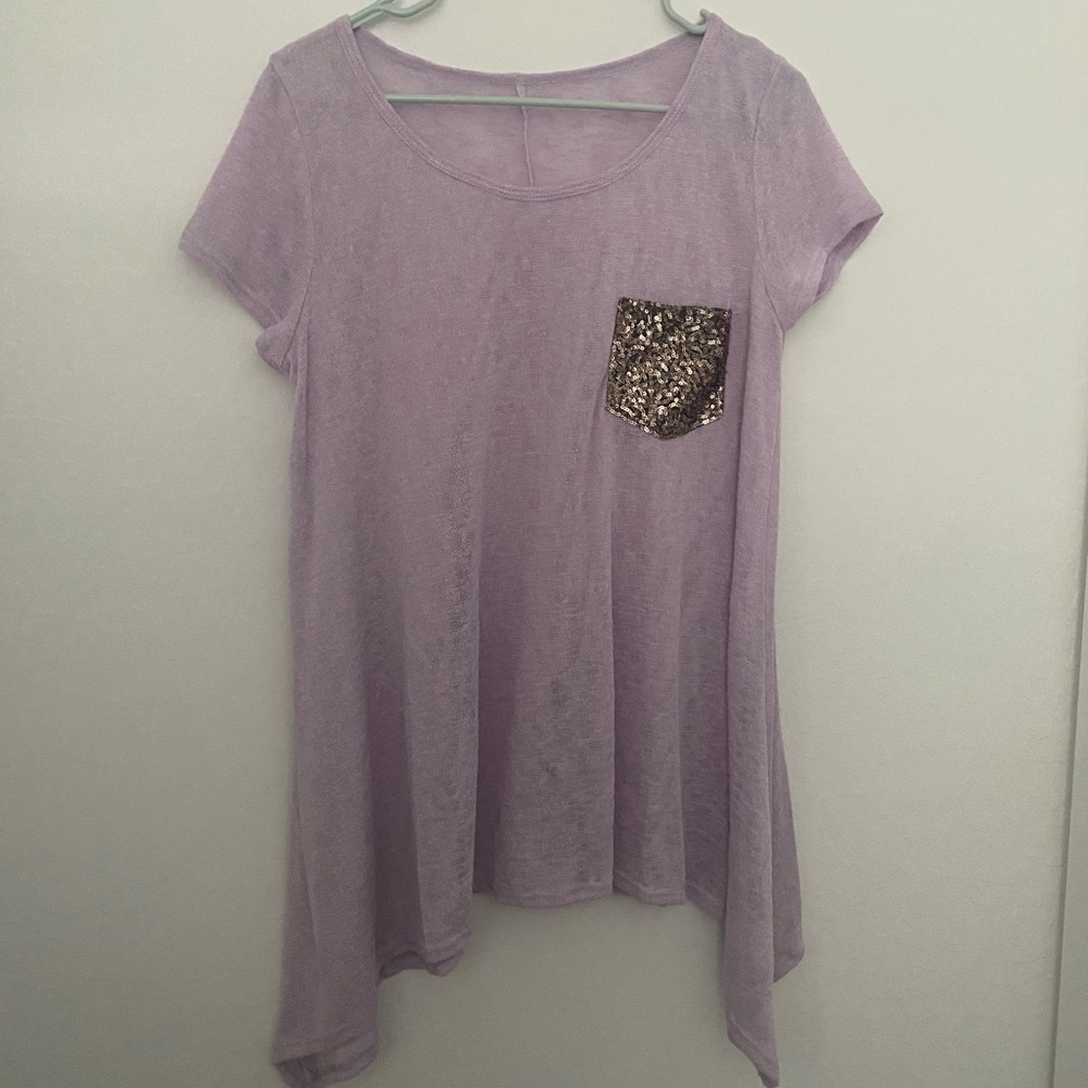Sequin Pocket Top - image 1